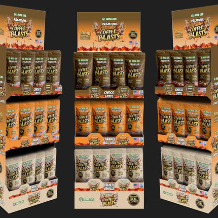 Bliss Life Caramel Coffee Blasts - 60 Count Floor Shipper