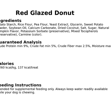 Frosted Donut for Pets