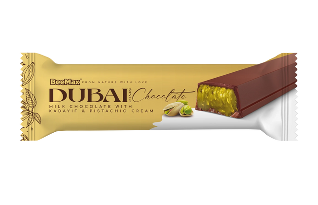 Beemax Dubai Chocolate Mini Bar 1.24oz (Pack of 144)