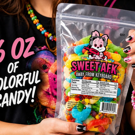 AFK Gummy Mix 6oz - Colorful Assorted Candy Mix