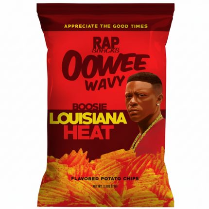 Rap Snacks Wavy Lil Boosie's Louisiana Heat Potato Chips (2.75 oz)