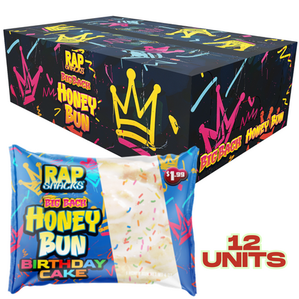 Rap Snacks Big Back Honey Bun (12-Pack)