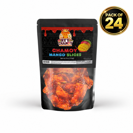 Rey Chamoy Dehydrated Mango Slices (8 oz)(24pack)