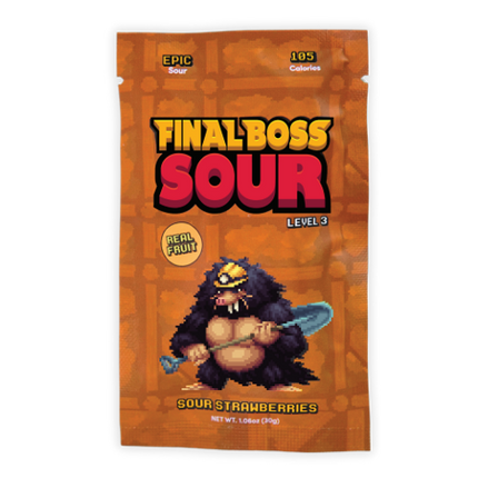 Final Boss Sour Level 3 Sour Strawberries
