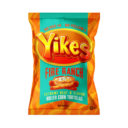 Yikes Fire Ranch – Spicy Ranch Snack, 4oz Bag
