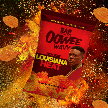 Rap Snacks Lil Boosie | Louisiana Heat Wavy Chips (10 Bags)