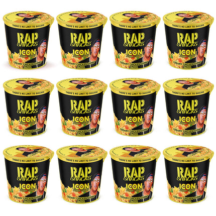 Rap Snacks Creamy Chicken Gumbo Ramen Master P | (12) 2.25oz Cups