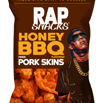 Rap Snacks Master P Honey BBQ Fried Pork Skins (1.75oz) (12 bags)