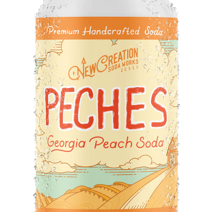 New Creation Peches Georgia Peaches Soda (12 oz)