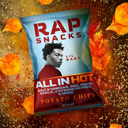 Rap Snacks Lil Baby | All in HOT Potato Chips