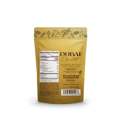 Beemax Dubai Chocolate Truffle Balls 4.24oz (Pack of 12)