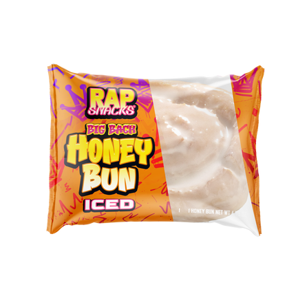 Rap Snacks Big Back Iced Honey Bun