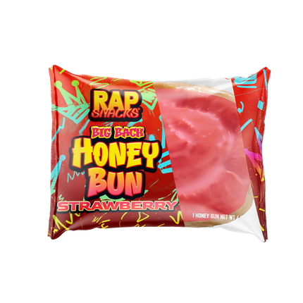 Rap Snacks Big Back Honey Bun (12-Pack)
