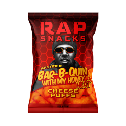 Rap Snacks Master P Bar-B-Quin With My Honey Heat Cheese Puffs (2oz)