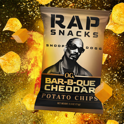 Rap Snacks Snoop Dogg |  OG Bar-B-Que Cheddar (10 Bags)