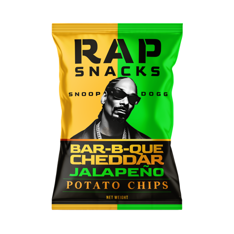 Rap Snacks Snoop Dogg Bar-B-Que Cheddar Jalapeño Chips (2oz)